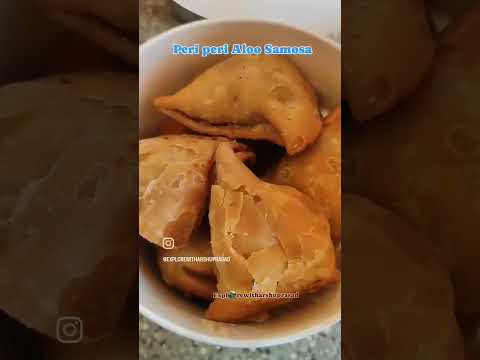 Samosa Party |Peri peri Aloo Samosa #samosa #aloosamosa #food #ytshorts