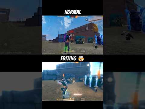 Normal + Beatsync Edit 🥵🔥 Free Fire #shorts #freefire