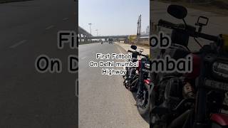 Delhi - Mumbai highway on Fat Bob... #fatbob #delhimumbaihighway #mrfogjee #delhimumbaiexpressway