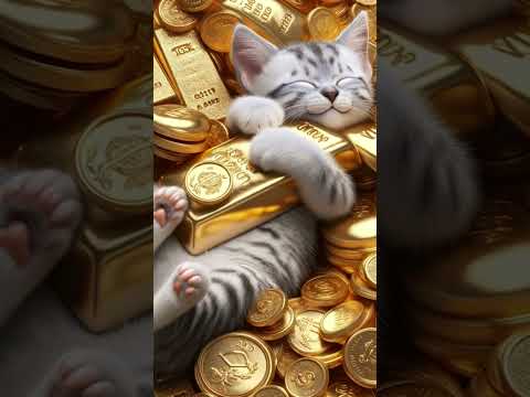 Love Money Cat #cat #lawofattraction #money