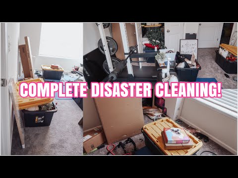 MESSY ROOM TRANSFORMATION | COMPLETE DISASTER CLEANING | REAL LIFE MESS