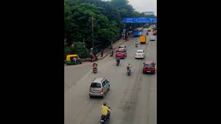 banglore highway traffic beautiful view #shorts