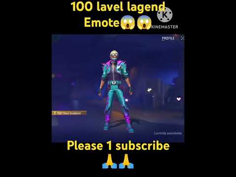 Free fire 100 lavel prize## Legendary Emote confirm 😎😎