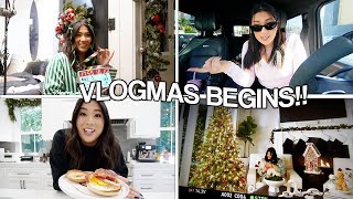 VLOGMAS BEGINS!!! Hosting a huge party + christmas shopping!!