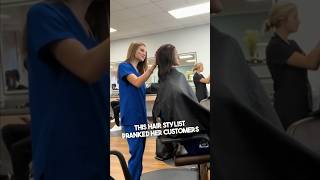 This hairstylist did a legendary prank 😂