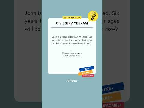 #csereviewer #civilservicesexam #civilservicesexamination #civilserviceexam