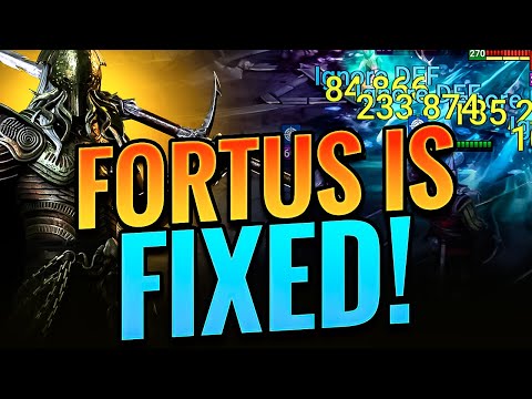 FORTUS IS FINALLY WORKING AS INTENDED! MAJOR DAMAGE BOOST! | Raid: Shadow Legends