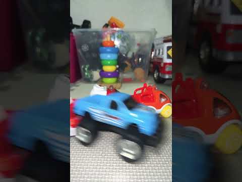 Here comes the firetruck 😊 #automobile #firetruck #toys  #toys #shortvideo #short #toycars