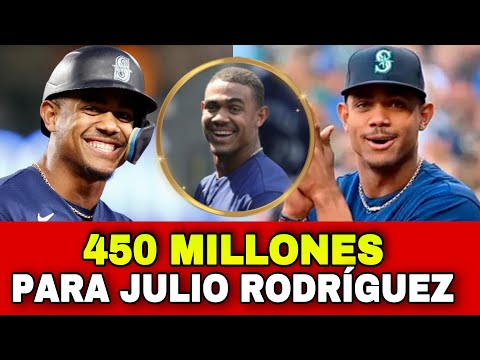 FIRMA DE 450 MILLONES PARA JULIO RODRÍGUEZ, MARINERS SING JROD - MLB BASEBALL SPORTS