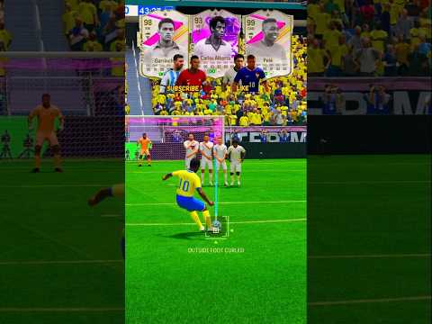 Brazil 2002  vs Pele's Brasil Free kick Challenge in FC 24 #shorts #fc24