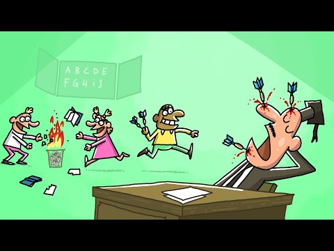 Surviving School: Ultimate Cartoon Fails Compilation | Cartoon Box 418 | by Frame Order