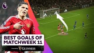 The BEST Goals of Matchweek 11 | FT Garnacho, Neto, Salah and MORE!