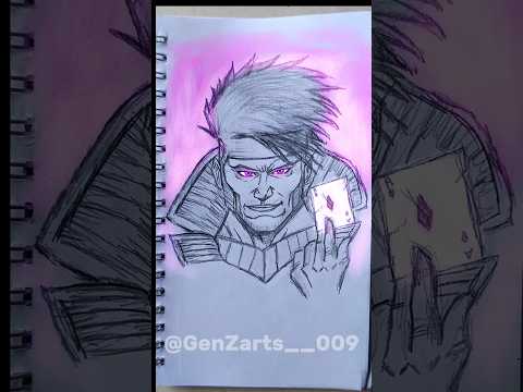 Drawing Gambit easy #wolverine #stickman #deadpoolvswolverine #deadpool3 #comic #mangaart #anime