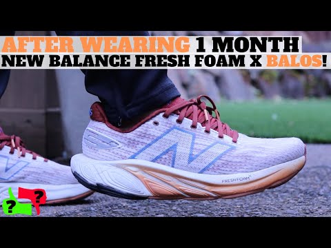 1 Month After Wearing New Balance Fresh Foam X Balos! Pros & Cons