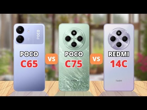 Poco C65 vs Poco C75 vs Redmi 14C Comparison