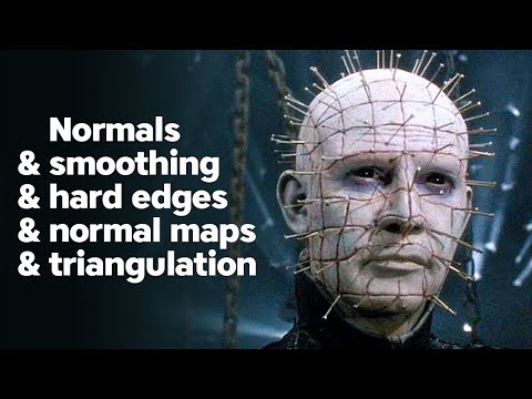 Understanding Normals, Normal Maps, Smoothing, Hard Edges and Triangulation