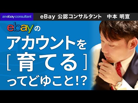 【ebay公認コンサルタント】eBayのアカウントを育てるとは？