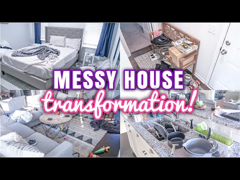 MESSY HOUSE TRANSFORMATION | CLEANING MOTIVATION 2022 | SPEED CLEAN WITH ME | REAL LIFE MESS