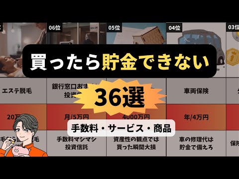 【2024年最新】貯金したい人が絶対に買ってはいけないモノ36選