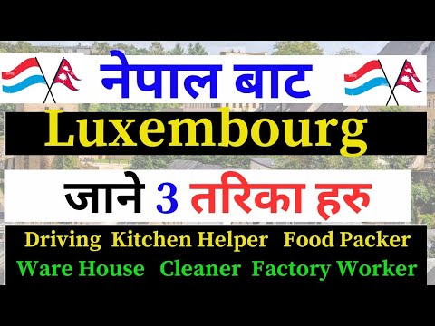 Luxembourg Working Visa For Nepal | How To Go Nepal To Luxembourg Working Visa 2025 | Luxembourg