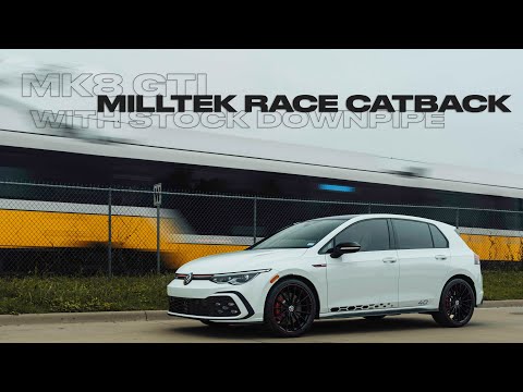 MK8 GTI Milltek Race Catback Exhaust STOCK Downpipe