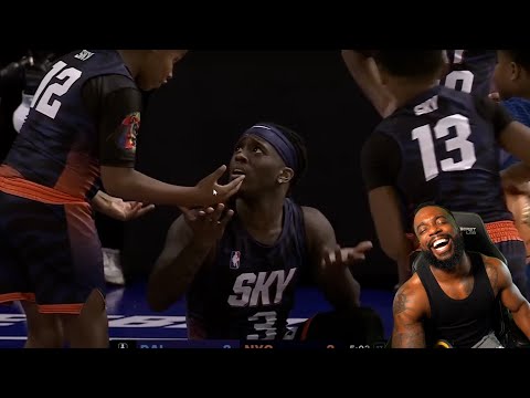 ARGURING WITH HIS TEAMMATES LOL! Kai Cenat's Little Basketball Association Game 1 Reaction