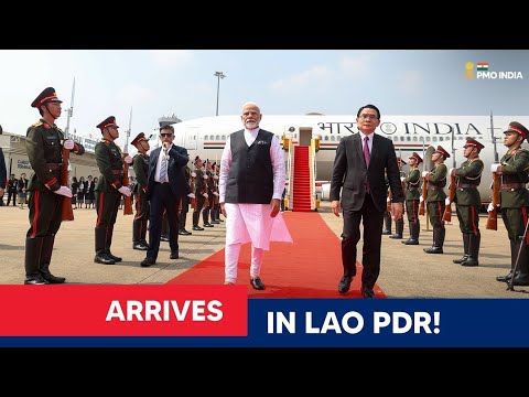 Prime Minister Narendra Modi arrives at Wattay International Airport l PMO