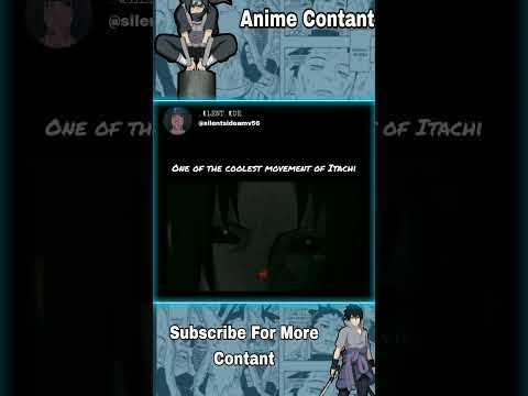 Coolest Movement Of Itachi Uchiha #anime #naruto  #trending