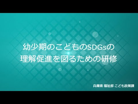 幼少期のこどものSDGsの理解促進を図るための研修