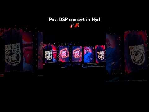 DSP concert in Hyderabad #rockstar #live #hyderabad #concert #dsp