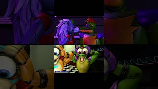 Animatronics react to FNAF ship #shorts #fnafsb #glamrockfreddy #glamrockchica #montygator #roxywolf