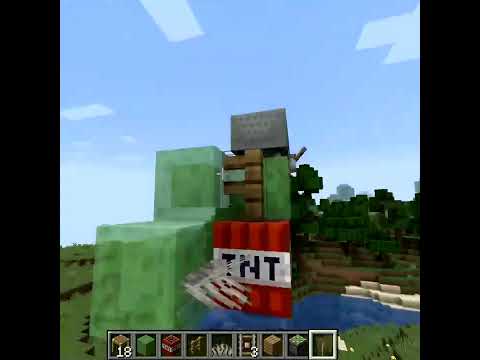 Minecraf:automatic minner tutorial #shorts