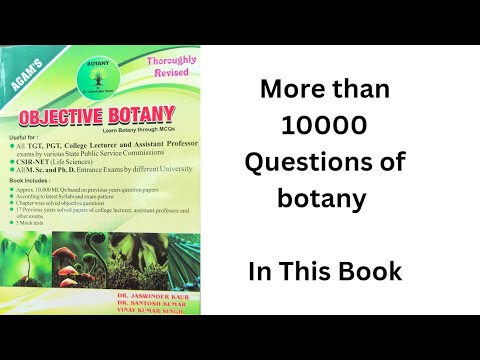 Objective Botany Book Review Dr. Jaswinder Kaur Useful For Tgt Pgt College Lecturer Assistant Prof