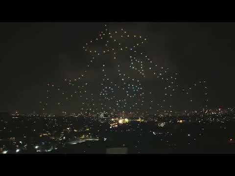 Drone Show in Mexico City | Genshin Impact HoYoFair2023 New Year