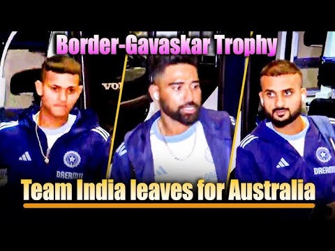 BGT 2024 LIVE: Indian Cricket Team Flies For Australia | Virat Kohli | Rohit Sharma