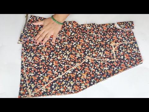 Flared Baby frock cutting and stitching | Umbrella cut baby Frock cutting and stitching