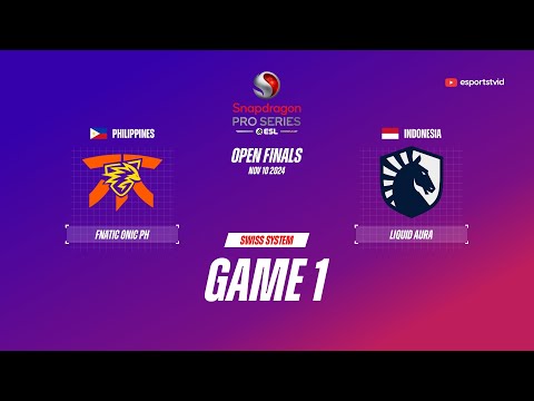 Team Liquid ID vs Fnatic ONIC PH GAME 1 Snapdragon Pro Series Season 6 | TLID VS FNOP ESPORTSTV