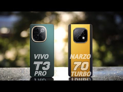 Vivo T3 Pro Vs Realme Narzo 70 Turbo | Full Comparison and review 🔥