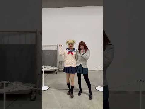 My Hero Academia Himiko Toga and Ochako Uraraka cosplay#video#anime#trendingshorts#trending#animated