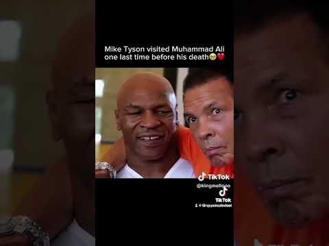 #miketyson visited #muhammadali one last time before his death👀😱‼️👏🏾