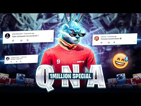 1 Million Special QNA 😂♥️ "Face Revealed" !!