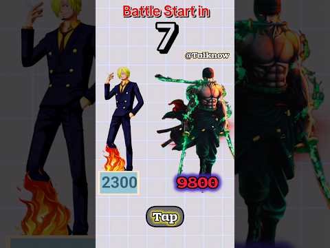 Sanji vs Zoro " beat the Zoro filter one piece #onepiece #zorovssanji #shorts #viral