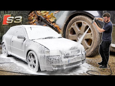 Deep Cleaning My ABANDONED Audi S3: First Wash in YEARS! *Part 1*