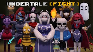 Undertale [FIGHT] - All Monster Characters Showcase [V1.02 - V1.04a]