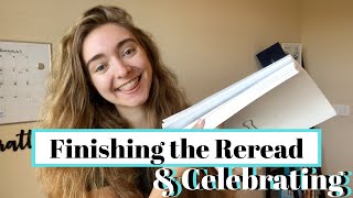 Finishing the Reread of My Novel and Celebrating 🎉 // Writing Milestone Vlog