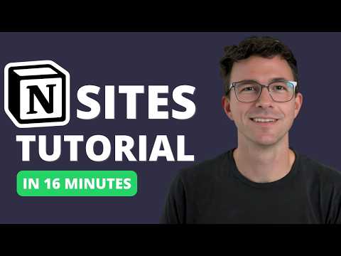 Notion Sites Tutorial for Beginners 2024