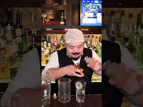 David Tao Bartender Skill | Cocktails Mixing Techniques At Another Level #06 - TikTok Shorts