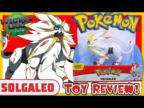 Wicked Cool Toys WCT Solgaleo Pokemon Toy Review + Tomy Solgaleo Comparison pokemontoys HDES