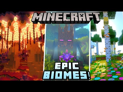 SAIU! ADDONS/MOD EXPANSIVE BIOMES PARA O MINECRAFT PE 1.21+ ATUALIZADO!