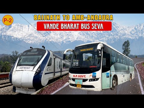 VANDE-BHARAT BUS SEVA | Baijnath To Amb-Andaura By Himachal Tourism Bus | Pepsu Bus